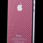 Laminátový panel - červeno stříbrný a nový design pro iPhone
